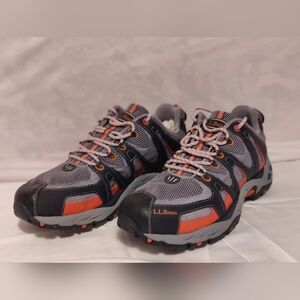 L.L. Bean Men's Gray and Orange Athletic Shoes